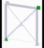 Forza di trazione nella diagonale efficace