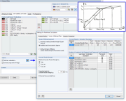 Window '1.1 General Data' for Serviceability Limit State with Settings for Nonlinear Calculation According to [2]
