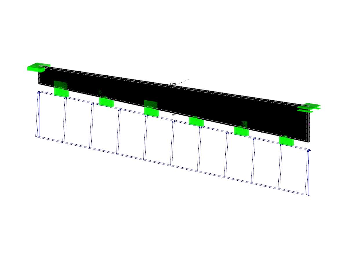 Trave di legno rastremata nella plasticità
