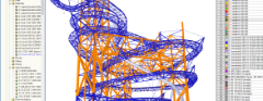 RFEM Model of Sky Walk in Dolní Morava, Czech Republic