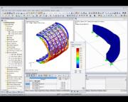 Modelli di arrotondamento e di scale con risultati in RFEM (© osd GmbH & Co. KG)