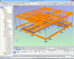 Modello analitico di "AIR House" in RFEM (© ČVUT)
