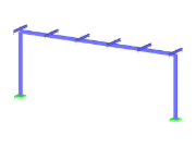 Scaffale per tubi