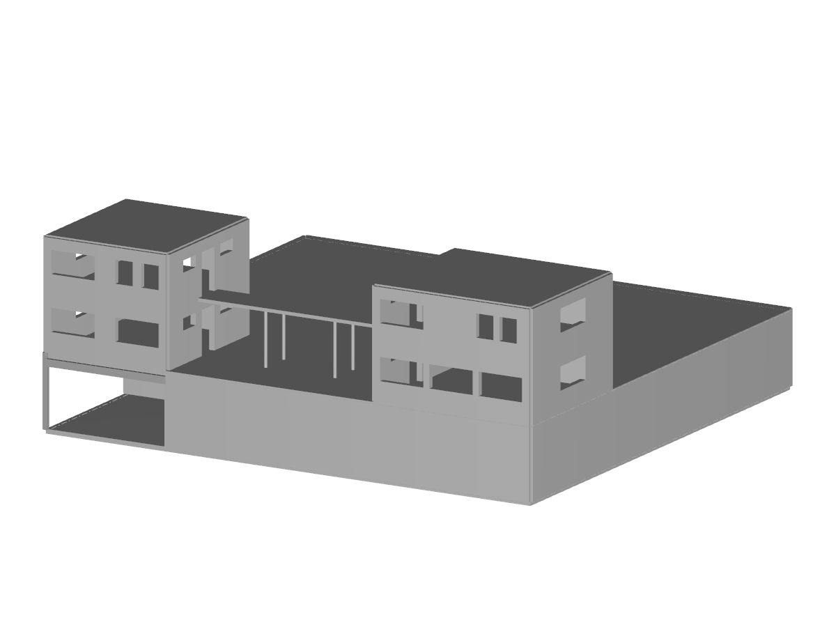 Edificio per uffici con parcheggio sotterraneo