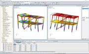 Analisi modale in RFEM - Valutazione tabellare e grafica