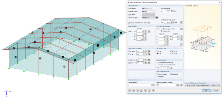 Immissione del carico del vento