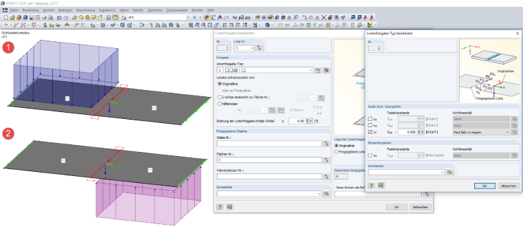 Esempio di svincolo di linea