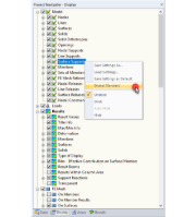 Ripristino delle impostazioni in Display Navigator