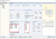 Finestra "1.3 Materiali" con selezione della possibile armatura