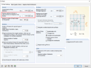 Impostazioni mesh EF