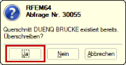 Query di sicurezza per sovrascrivere la sezione trasversale