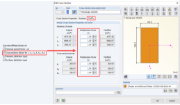 Considerazione dei coefficienti di moltiplicazione delle sezioni trasversali