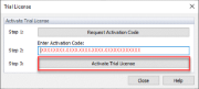 Attivazione licenza trial