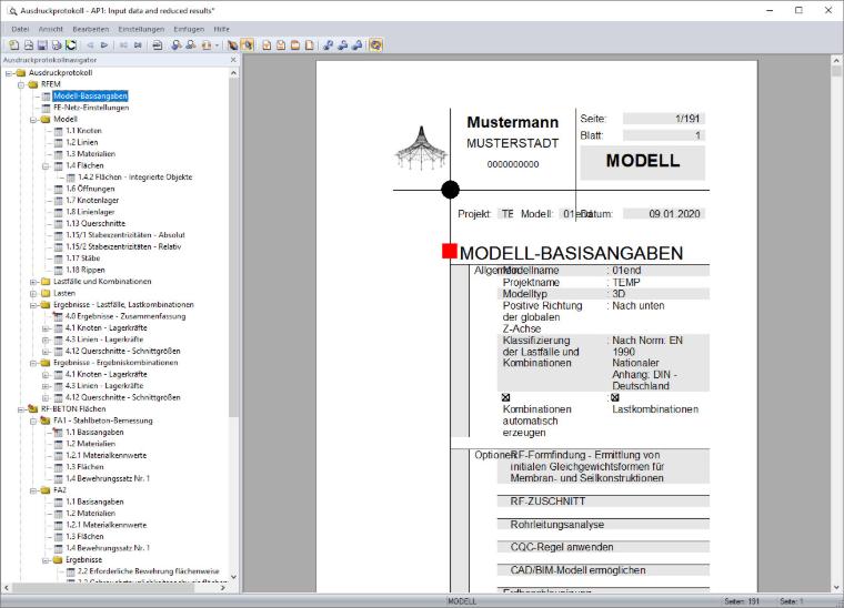 Relazione di calcolo in formato A4