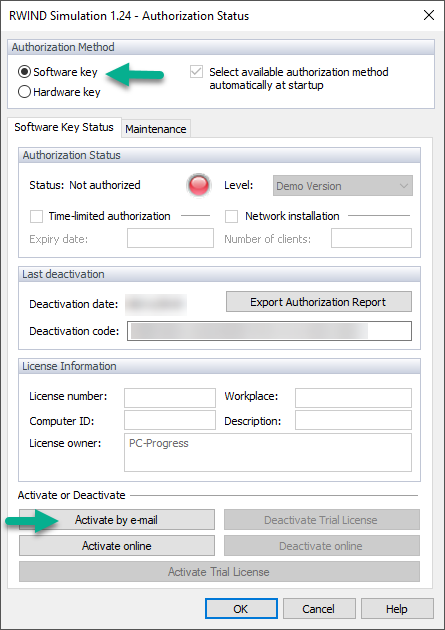 Attivazione e-mail