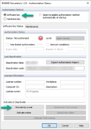Attivazione e-mail