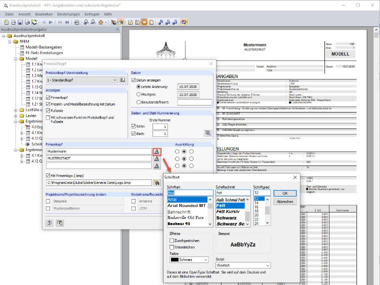 Modifica intestazione società