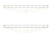 Eccentricità con aste rigide (in alto) ed eccentricità definite (in basso)