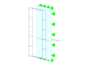 Isolierglasscheibe mit beidseitiger Belastung