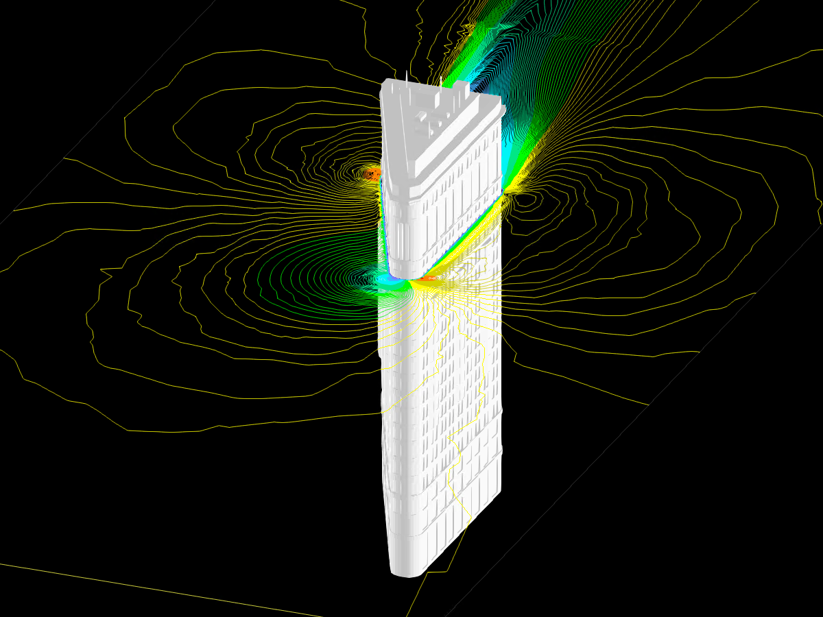 Costruzione Flatiron e risultati di rendering