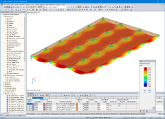 Deformazione dei pannelli di legno lamellare incrociato in RFEM (© PIRMIN JUNG)