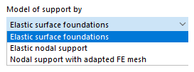 Selezione del modello di supporto