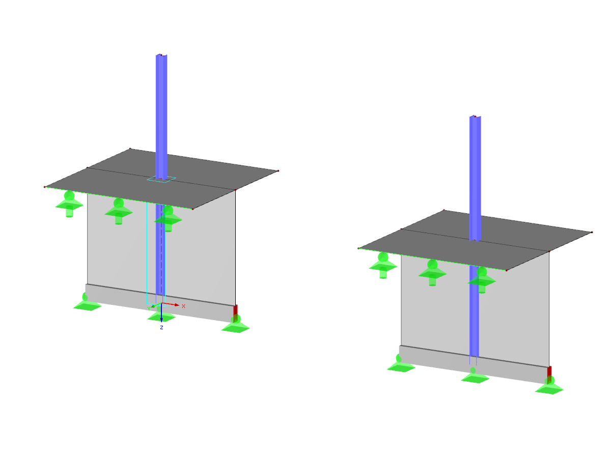 Modello 002487 | FAQ 005038 | Sloup procházející stěnou