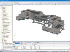 Modello 3D di edificio residenziale RFEM (© JCR Estructural)