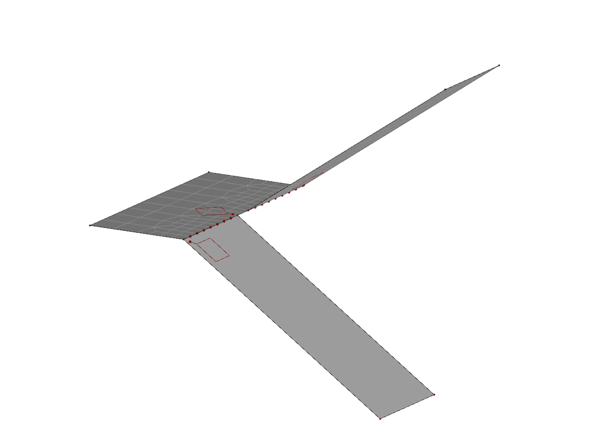 Scala dritta con 2 rampe e 1 pianerottolo