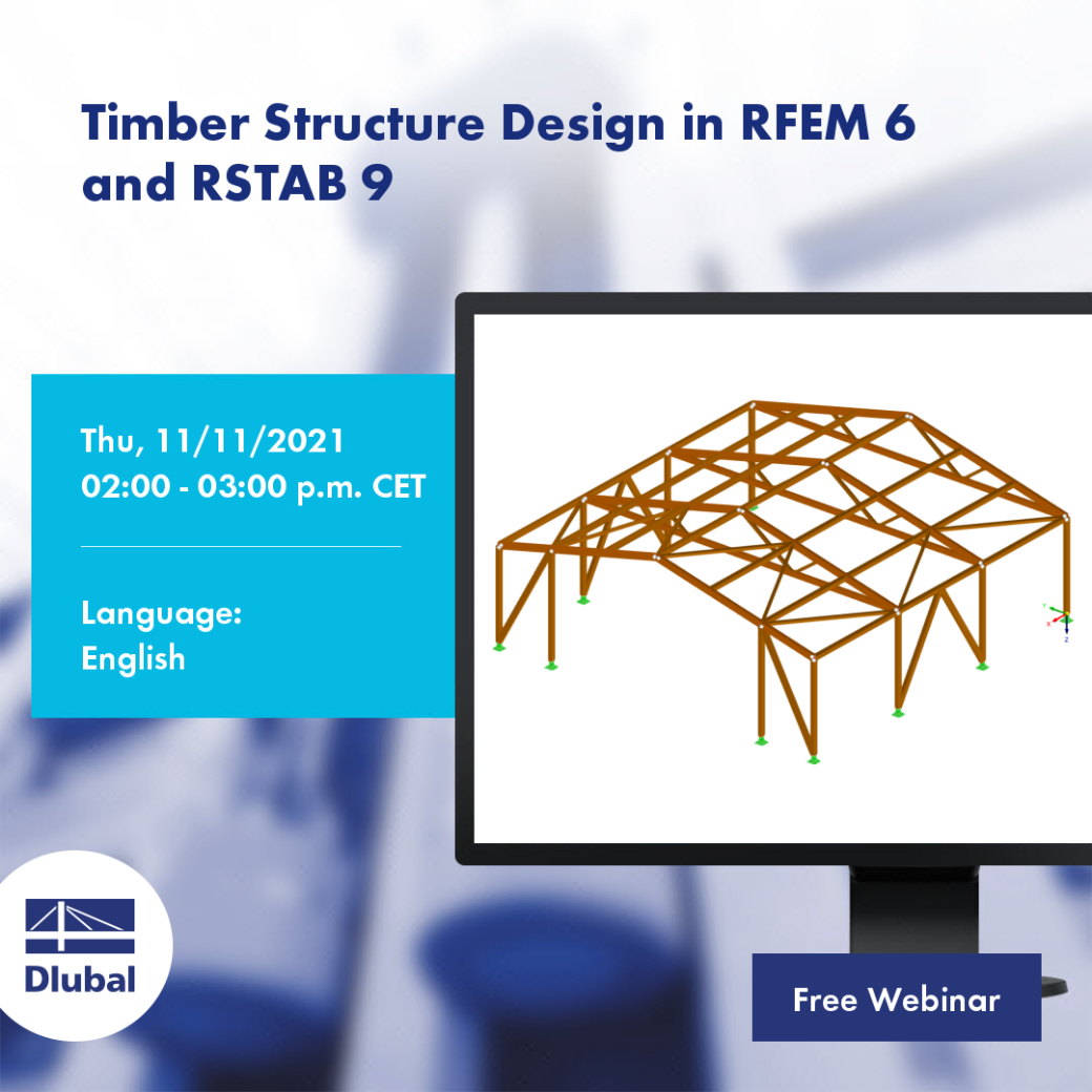 Verifica di strutture di legno in RFEM 6 e RSTAB 9