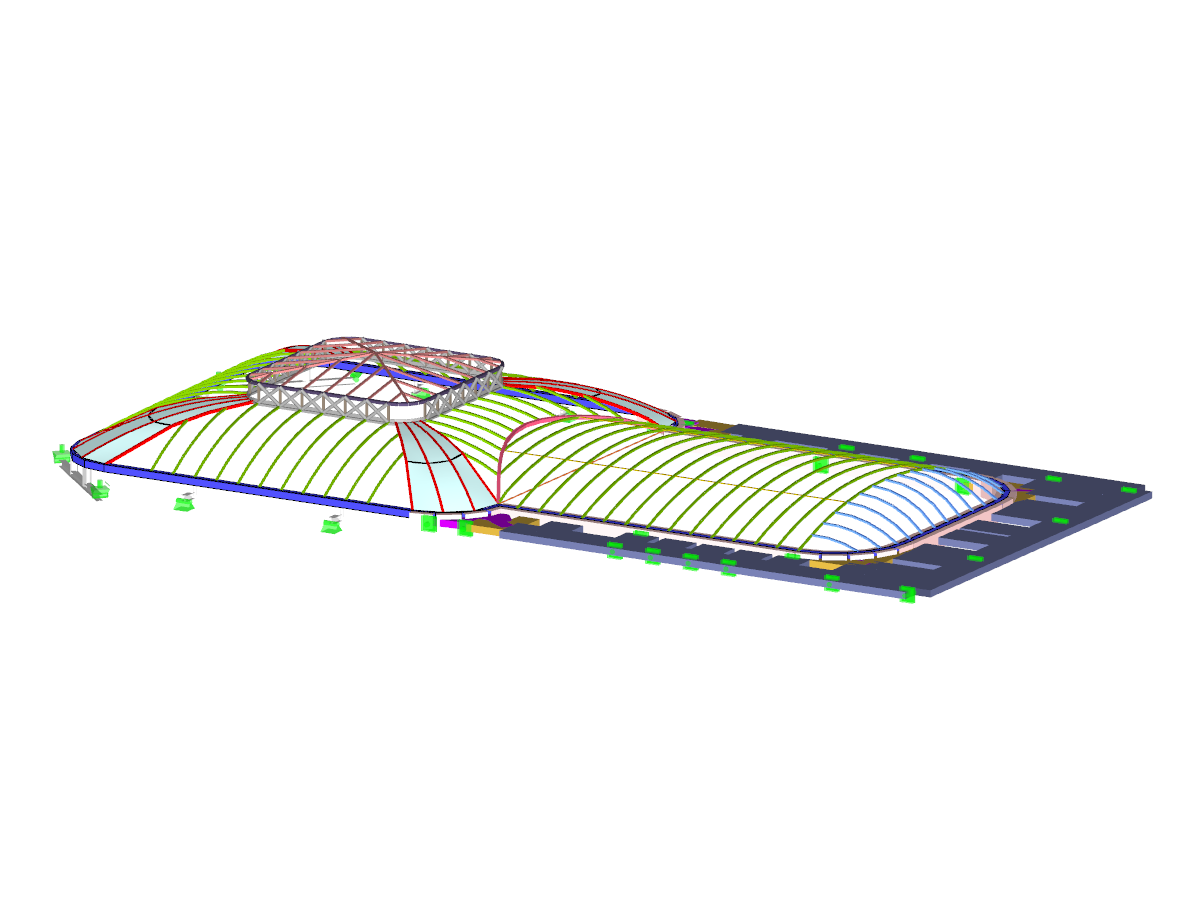 Modello 3D del lucernario