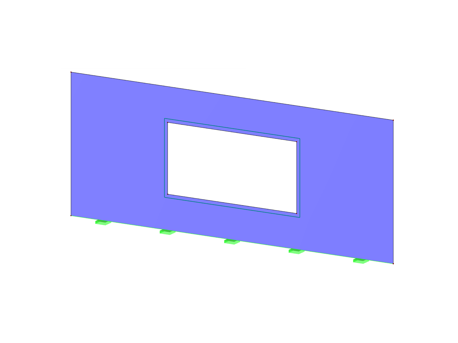 Parete con apertura