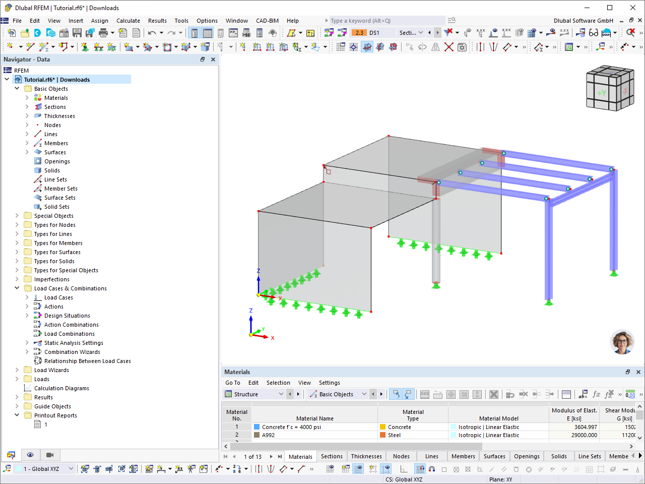 Interfaccia utente RFEM
