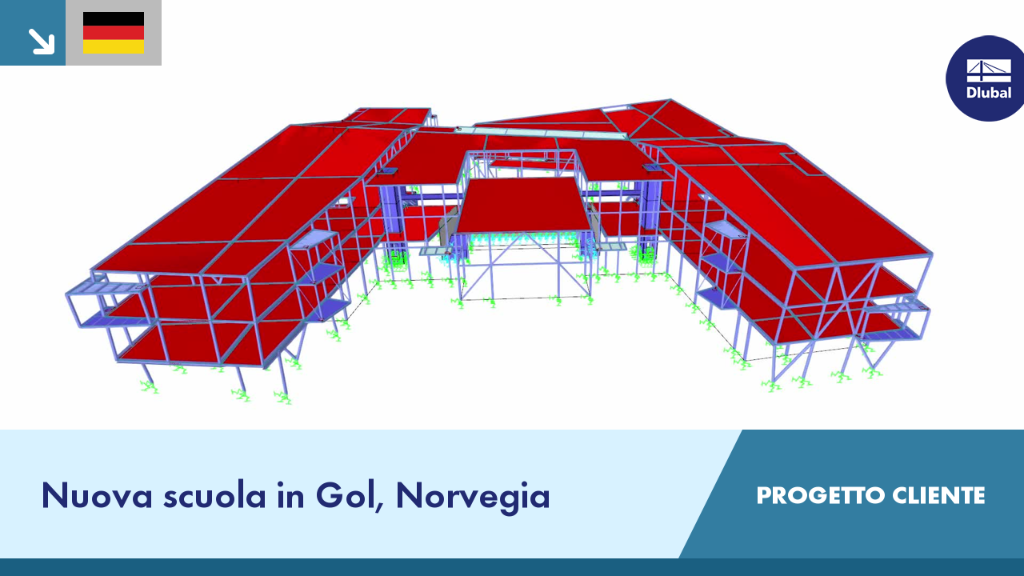 Progetto innovativo di una scuola moderna a Gol, Norvegia, come progetto di un cliente.