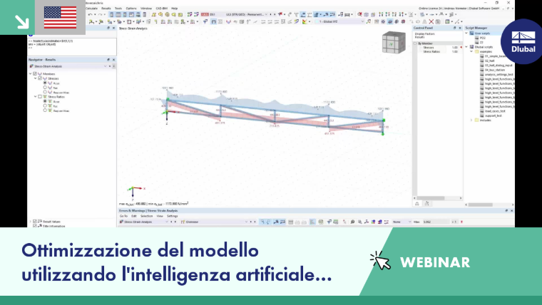 Ottimizzazione del modello utilizzando l'intelligenza artificiale (AI) in RFEM 6