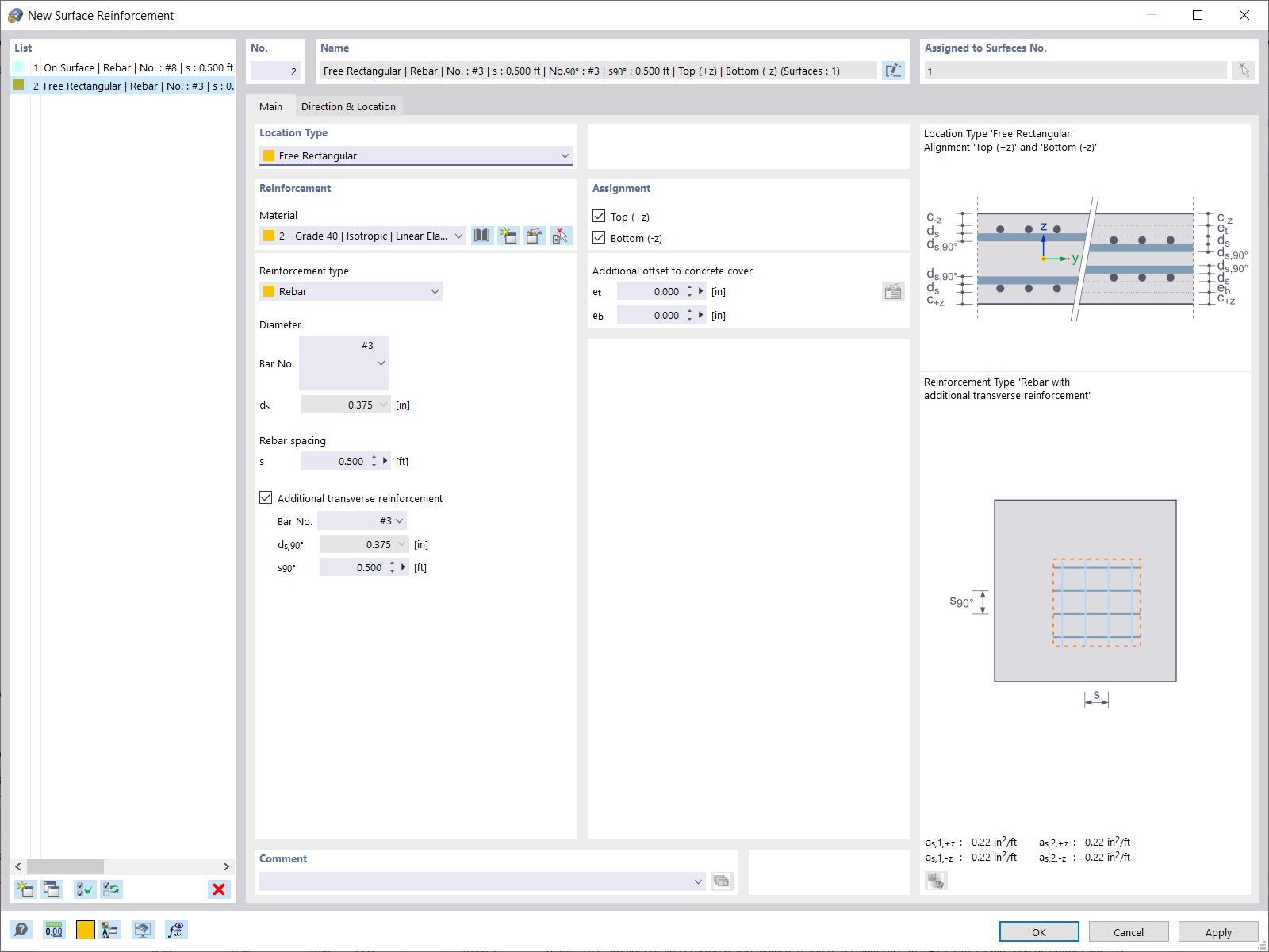 KB 001741 | Verifica a taglio-punzonamento in RFEM 6 secondo ACI 318-19 e CSA A23.3-19