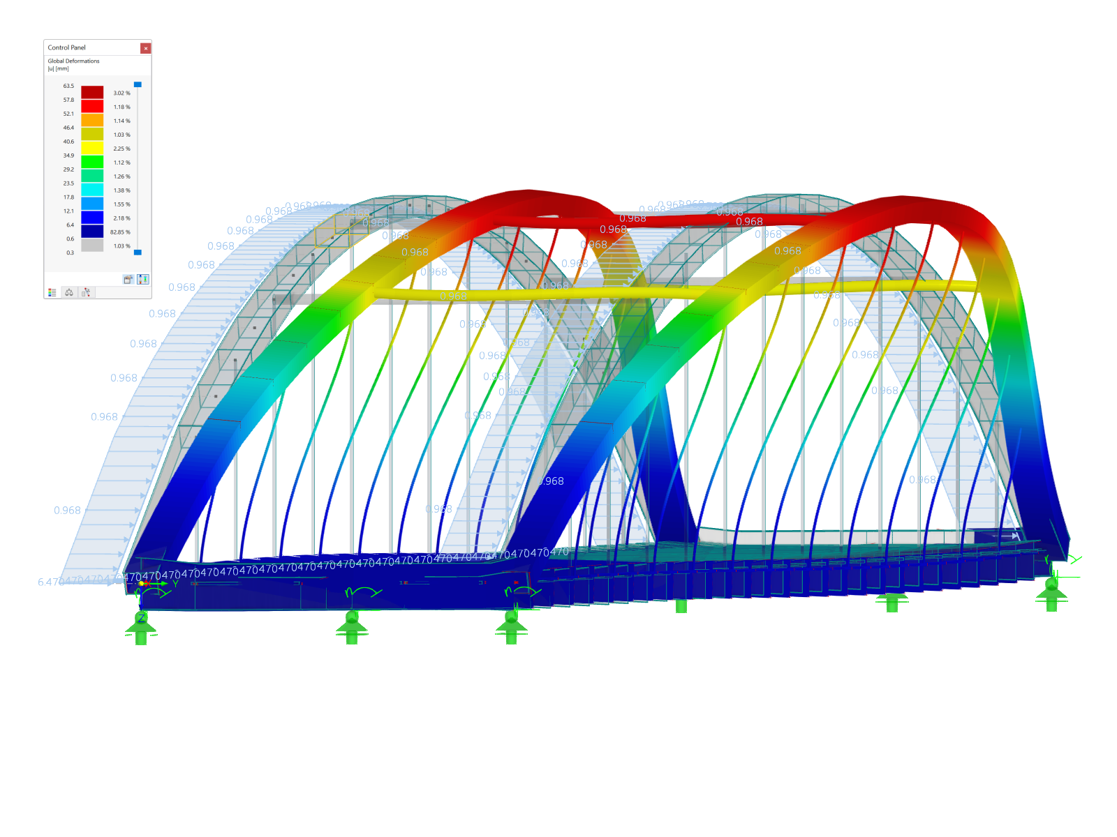 Carichi del vento sulla struttura del ponte