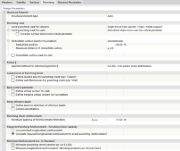 Modifica configurazione della capacità di carico - Punzonatura