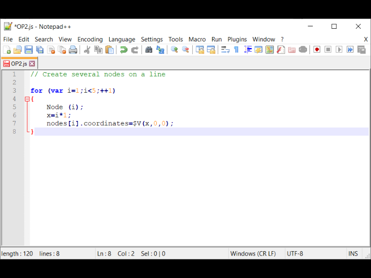 Editor di script