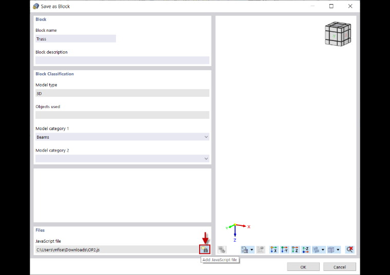 Aggiungi il file JavaScript