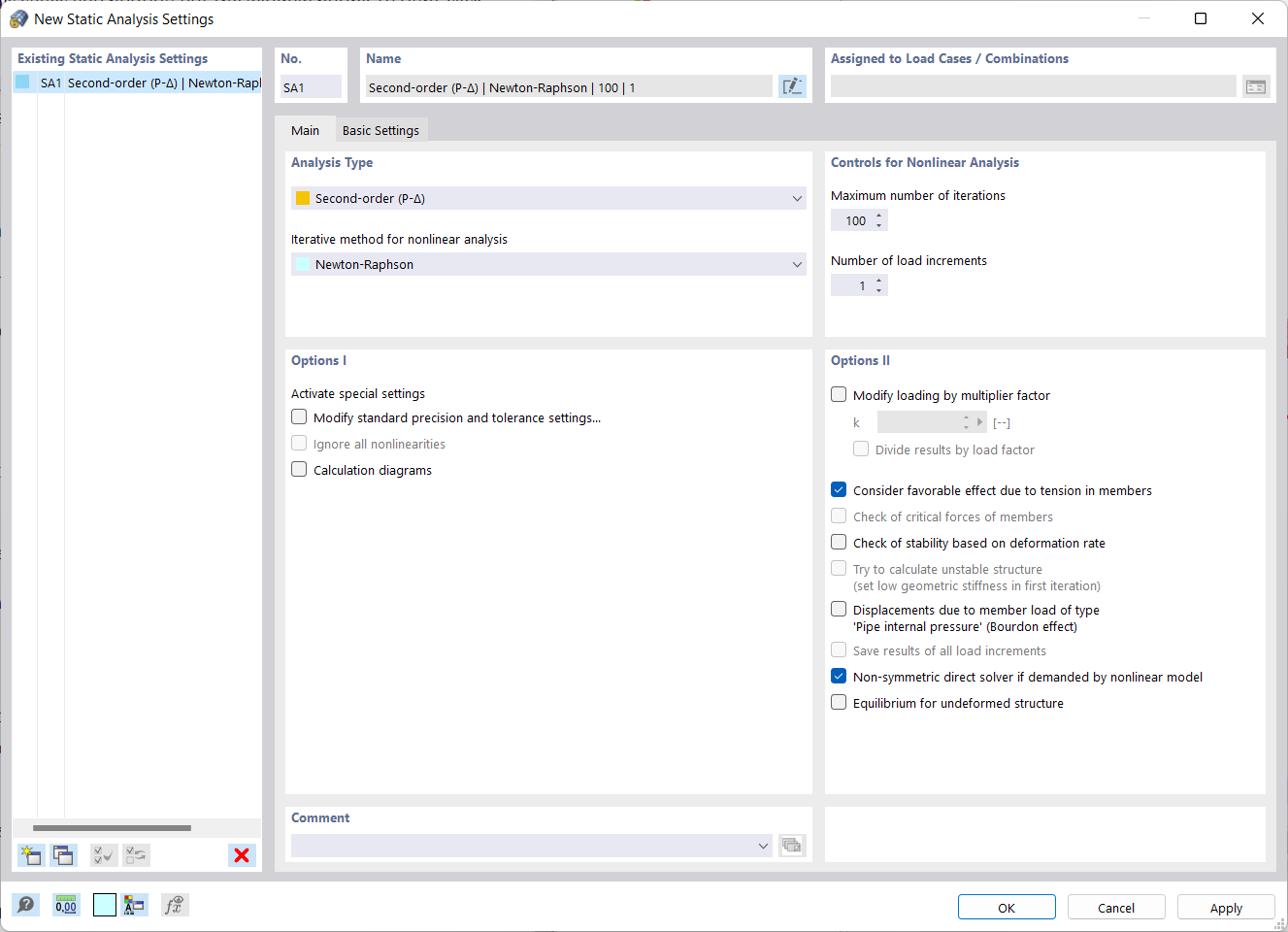 KB 001759 | Considerazione degli effetti del secondo ordine in RFEM 6 e RSTAB 9