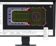 Spazio di lavoro simile al CAD con menu contestuale del tasto destro per una rapida creazione di oggetti strutturali utilizzando interfacce grafiche e tabellari.