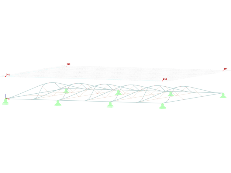 FAQ 005321 | Come si applica un carico su strutture non complanari in RFEM 6?