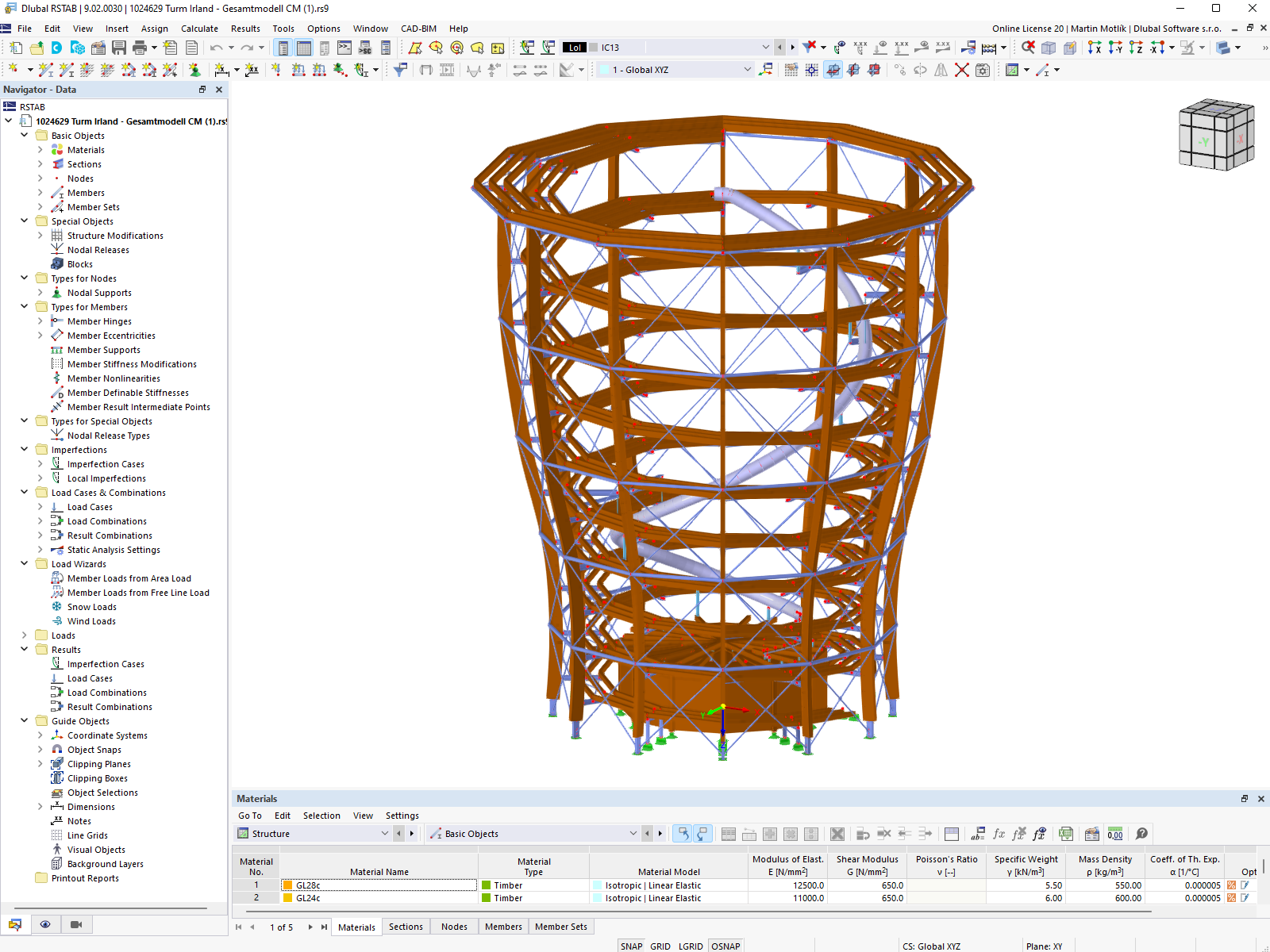 Modello 3D della Torre albero (© WIEHAG)