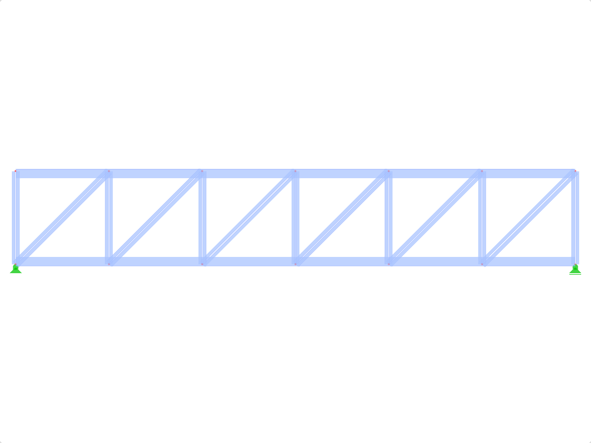 Modello ID 431 | FT002 | Trave reticolare con corrente parallele