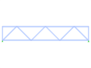 ID modello 434 | FT005 | Trave reticolare con corrente parallele