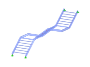 ID Modello 3053 | STS006-a | Scale | Tre Voli | Forma a Z | Su-Destra, Su-Sinistra