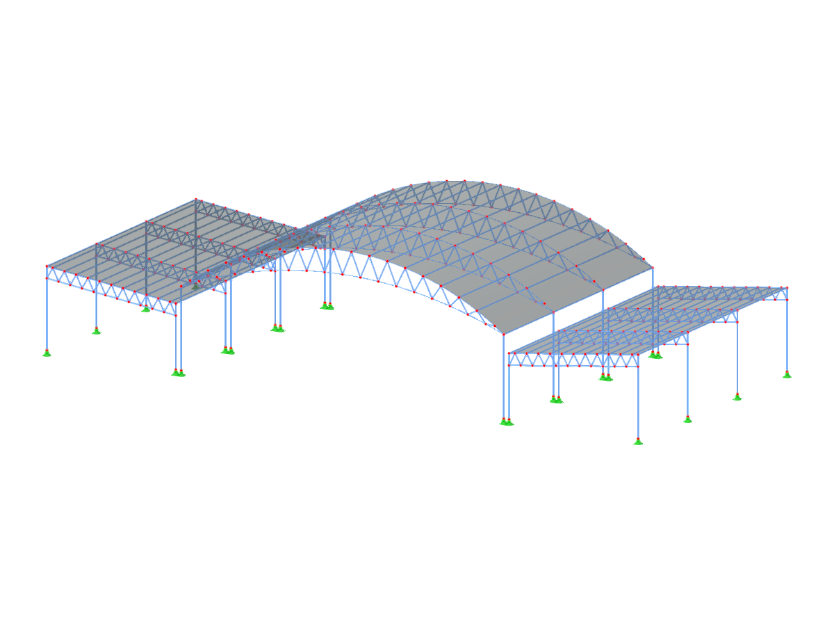 ID Modello 3479 | FTS005 | Composizione Simmetrica con Nodo Centrale a Lunghe Luce