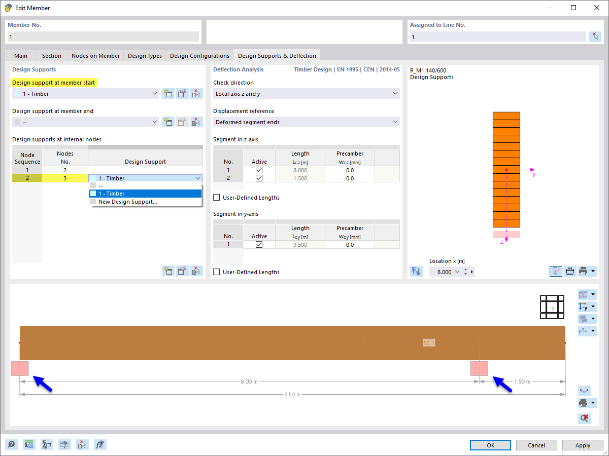 Assegnazione dei vincoli esterni di progetto