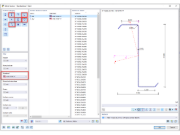 FAQ 005376 | Quali sezioni standardizzate sono valide per la verifica in acciaio AISI piegato a freddo in RFEM 6?